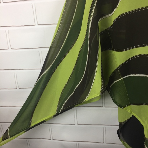 Erika Brooke Women Bohemian Sheer Tunic Size 14 - Picture 3 of 8